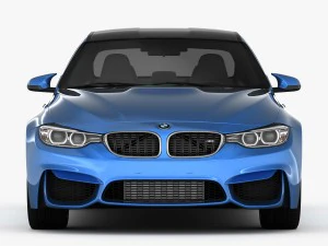 bmw m3 f80 2015 3D Model