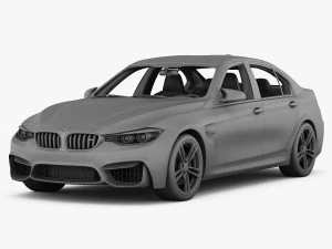 bmw m3 f80 2015 3D Model