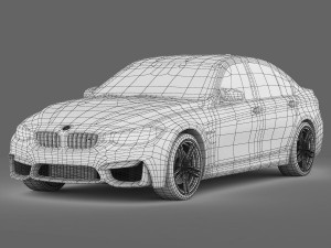 bmw m3 f80 2015 3Dモデル