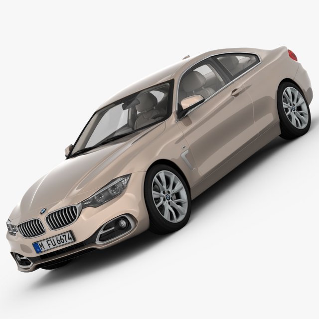 bmw 4 series f32 modern line 2014 Modèle 3D .c4d .max .obj .3ds .fbx .stl .blend 
