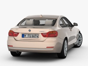 bmw 4 series f32 modern line 2014 Modèle 3D