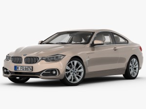 bmw 4 series f32 modern line 2014 Modèle 3D