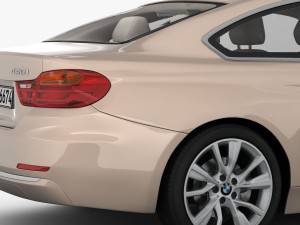 bmw 4 series f32 modern line 2014 Modèle 3D