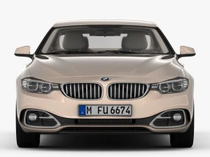 bmw serie 4 f32 linea moderna 2014 Modello 3D
