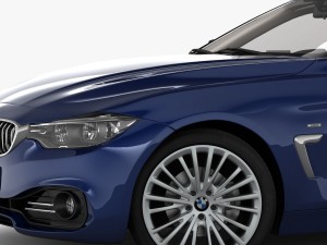bmw 4 series f32 luxury line 2014 Model 3D