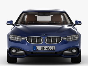 bmw 4 series f32 luxury line 2014 Model 3D
