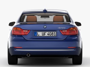 bmw 4 series f32 luxury line 2014 Model 3D
