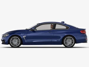 bmw 4 series f32 luxury line 2014 Model 3D