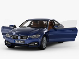 bmw 4 series f32 luxury line 2014 Model 3D