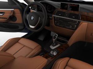 bmw 4 series f32 luxury line 2014 Model 3D