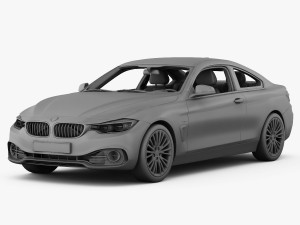 bmw 4 series f32 luxury line 2014 Model 3D