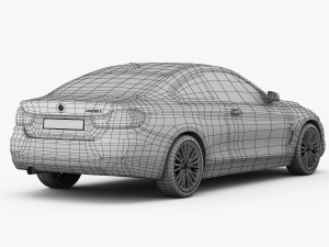 bmw 4 series f32 luxury line 2014 Model 3D