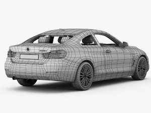 bmw 4 series f32 luxury line 2014 Model 3D