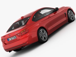 bmw 4 series f32 sport line 2014 Modello 3D