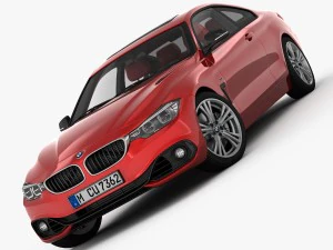 bmw 4 series f32 sport line 2014 3D Model