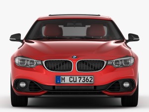 bmw 4 series f32 sport line 2014 Modello 3D
