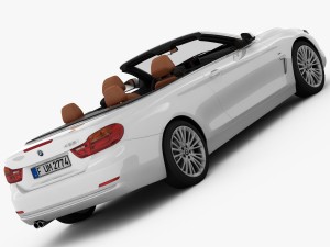 bmw 4 series convertible f33 2014 Modèle 3D