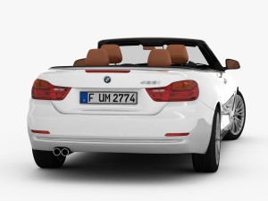 bmw 4 series convertible f33 2014 Modèle 3D