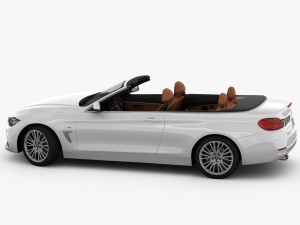 bmw 4 series convertible f33 2014 Modèle 3D