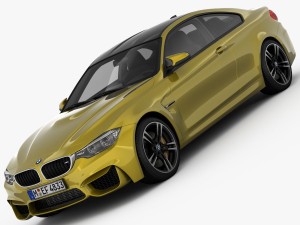 bmw m4 f82 2015 3D Model