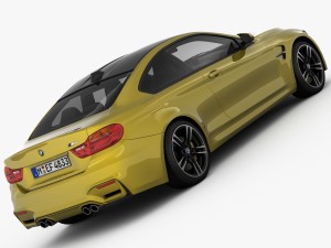 bmw m4 f82 2015 Model 3D