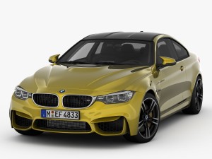 bmw m4 f82 2015 Model 3D