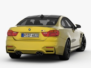 bmw m4 f82 2015 Model 3D