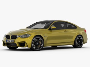 bmw m4 f82 2015 Model 3D