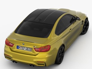 bmw m4 f82 2015 Model 3D