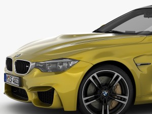 bmw m4 f82 2015 Model 3D