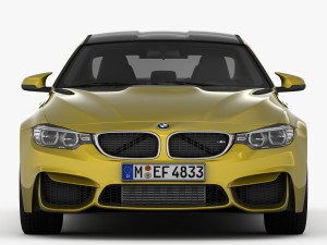 bmw m4 f82 2015 Model 3D