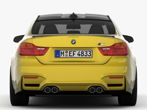 bmw m4 f82 2015 Model 3D