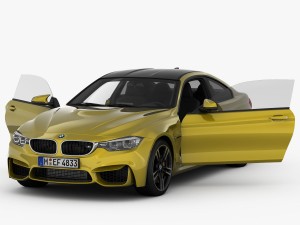 bmw m4 f82 2015 Model 3D