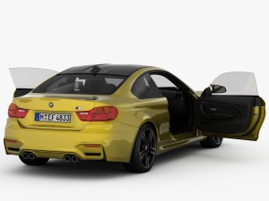 bmw m4 f82 2015 Model 3D
