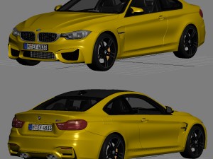 bmw m4 f82 2015 Model 3D