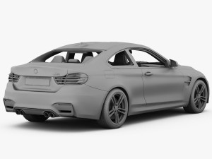 bmw m4 f82 2015 Model 3D