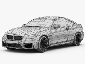 bmw m4 f82 2015 Model 3D
