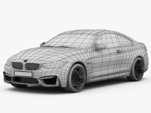 bmw m4 f82 2015 Model 3D