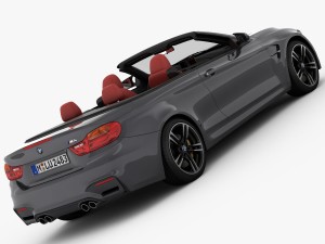 bmw m4 convertible f83 2015 Model 3D