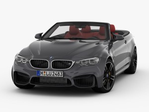 bmw m4 convertible f83 2015 Model 3D
