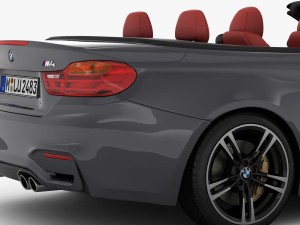 bmw m4 convertible f83 2015 Model 3D