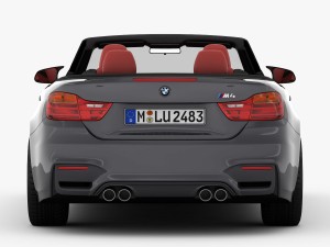 bmw m4 convertible f83 2015 Model 3D