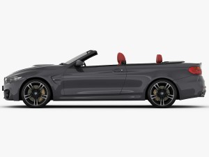 bmw m4 convertible f83 2015 Model 3D