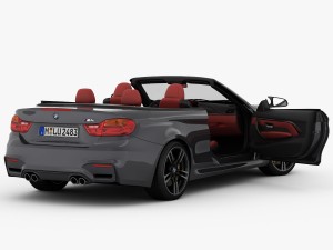 bmw m4 convertible f83 2015 Model 3D