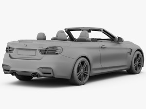 bmw m4 convertible f83 2015 Model 3D