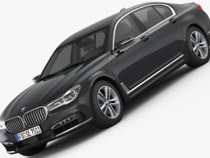 bmw 7-series 2016 3D Model