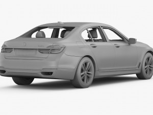 bmw 7-series 2016 3Dモデル