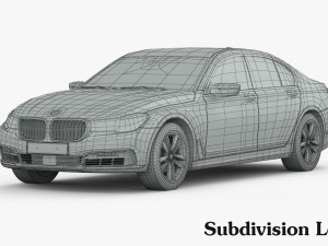 bmw 7-series 2016 3Dモデル