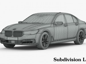 bmw 7-series 2016 3Dモデル