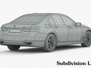 bmw 7-series 2016 3Dモデル